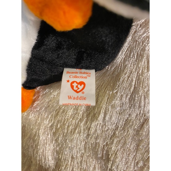 RARE Ty Beanie Baby WADDLE & Teenie Waddles Combo! Investment Quality! ⭐️⭐️⭐️ - Picture 7 of 16